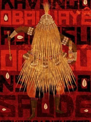 "Prosím Omulú a Obaluaiê o odpuštění a požehnání, Atotô, můj Otče! Ve svém nekonečném milosrdenství mi dej plné zdraví!...